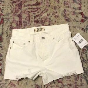 Free People Sofia shorts white